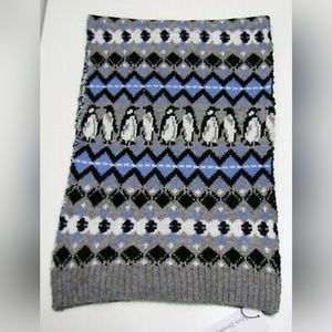 Vera Bradley Playful Penguin Scarf, NWT